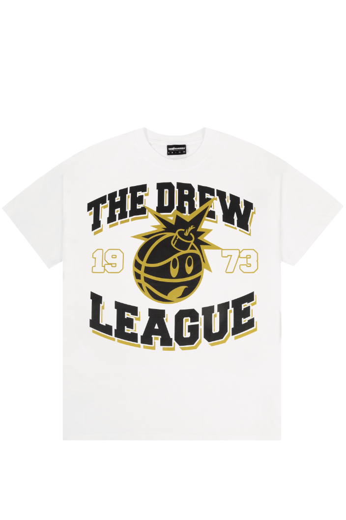 The Hundreds X Drew League Vintage Bomb Shirt (White)